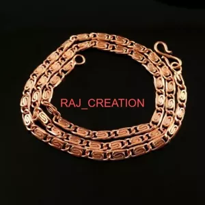 Copper Chain necklace Pure Copper chain Handmade jewelry Chain Bold chunky chain - Picture 1 of 2