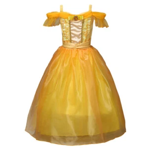 Princess Cosplay Costume Children's Dress Halloween Wedding Gown Bow-knot Dress - Picture 1 of 6