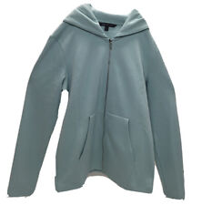 $100 A|X Armani Exchange Women's Logo Zip-up Hooded Sweatshirt, Honeydew,XL