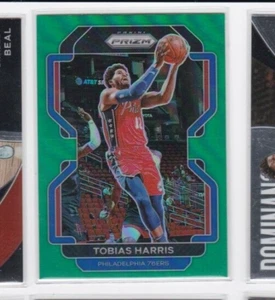TOBIAS HARRIS 21-22 PANINI PRIZM GREEN WAVE PARALLEL CARD-GRAB THIS BEAUTY NOW!! - Picture 1 of 24