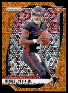 Michael Penix Jr. 2024 Panini Prizm Orange Ice #378 Atlanta Falcons - Picture 1 of 2