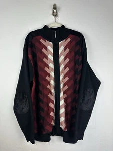 Vintage Michael 88 Irvin Full Zip Velvet Shoulder Elbow Men’s 3XL - Bild 1 von 10
