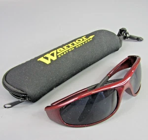 Gafas de sol de golf Warrior personalizadas con estuche acolchado gafas de sol rojas - Imagen 1 de 6