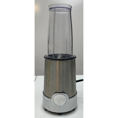 Batidora eléctrica personal Cooks con tapas de tazas cuchillas probada funciona muy bien Foto 1 de 4