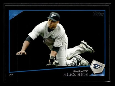 2009 Topps #275 Alex Rios Black Card Toronto Blue Jays - Image 1 of 2