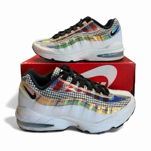 Nike Air Max 95 LV8 weiß blau Gaze BQ7218-100 Jugend Größe 6Y kostenloser Versand - Bild 1 von 5