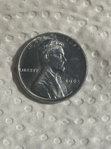 USA -1943 No Mintmark - Steel Zinc Wheat Penny MS Condition L Mark On Rim - Picture 1 of 12