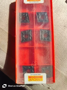 SANDVIK CNMG160608-PM 4325 HARTMETALLPLATTEN 6 STÜCK CNMG542 Wendeplatte Original - Bild 1 von 2
