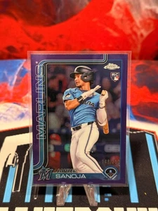 2025 Topps Chrome - JAVIER SONOJA - SP Purple Refractor Parallel 🔥 - Picture 1 of 1