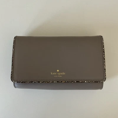 Kate Spade New York Crossbody Bag In Lavender grey Sparkle Trim - Image 1 of 4