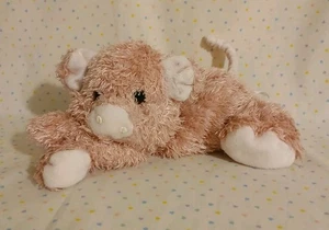 Vintage Kellytoy Floppy Pink Pig Shaggy Stuffed Animal Beanbag Plush Toy 14" - Picture 1 of 10