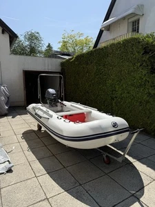 Quicksilver Schlauchboot, Motorboot 15PS, Yamaha Außenbordmotor, Viel Zubehör - Bild 1 von 8