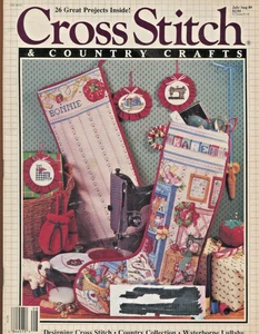 Revista Cross Stitch & Country Crafts Patterns julio 1989 - Imagen 1 de 7