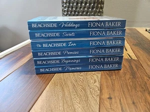 6 Fiona Baker books Marigold Island Novel, Memories, Beginnings, Secrets, Inn - Picture 1 of 5