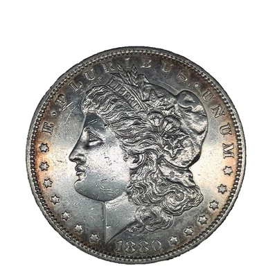1880-O Pl Proof Like Morgan Dollar Unc. 90% Silver $1 US Coin # 1068 - Image 1 of 4