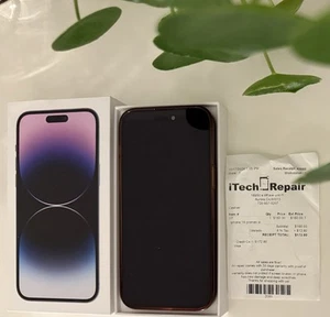 Apple iPhone 14 Pro Max - Głęboki fiolet- 128GB Odblokowany Zmieniono ekran - Zdjęcie 1 z 3