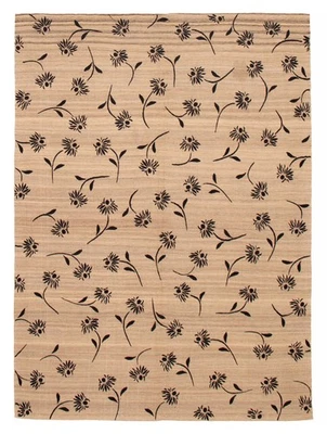 Alfombra Kilim tradicional tejida a mano vintage 7'0" x 9'3" alfombra oriental de lana/seda Foto 1 de 4