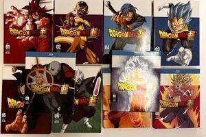Dragonball Super - Part 1-6 DVD & 9-10 blu- ray Slipcovers VG Cond Complete - Picture 1 of 15
