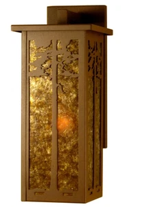 Meyda Tiffany 50762 7.5" W Tamarack Wall Sconce - Orange - Picture 1 of 1