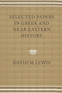 David M. Lewis Selected Papers in Greek and Near Eastern (Paperback) (UK IMPORT) - Picture 1 of 2