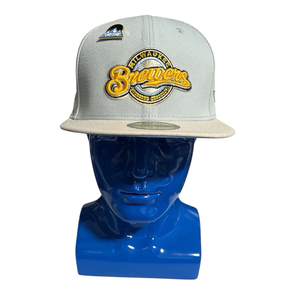 Milwaukee Brewers Mountain Sunrise New Era 59FIFTY Fitted 7 1/2 - Image 1 of 4