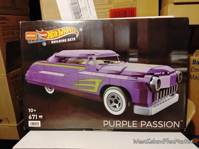 New MEGA Hot Wheels Purple Passion Vehicle  Set 671 PCS HDJ96 Released 2021 NISB - Image 1 of 4