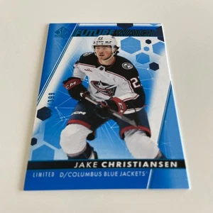 NHL Card-Jake Christiansen-Blue xx/399 Future Watch-SP Authentic 22-23-Columbus - Bild 1 von 2