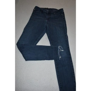 Armani Exchange Jeans Womens Size 29 x 28 Skinny Cut Off Fit Blue Cotton Blend - Picture 1 of 9