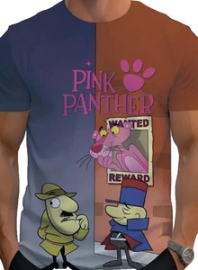Pink Panther Clouseau Animierte Version Inoffizielles Herren T-Shirt 44 Zoll Brustumfang - Bild 1 von 6
