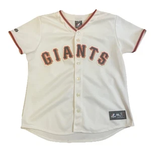 Majestic San Francisco Giant’s Jersey Y2k POSEY 28 Sz L - Picture 1 of 8
