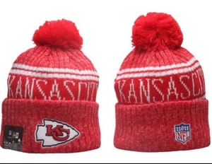 Authentic New Era KC KANSAS CITY CHIEFS NFL Fleece Lined Knit Beanie Cap KELCE - Bild 1 von 1
