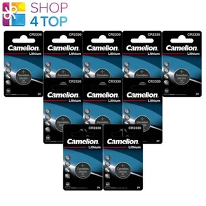 10 Camelion Cr2330 Batteries Lithium 3V Coin Cell Dl2330 Br2330 1Bl Exp 2028 NEW - Picture 1 of 1
