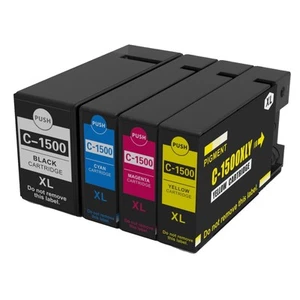 4 Printer Ink Cartridges XL (Set) for Canon MAXIFY MB2150, MB2350, MB2755 - Picture 1 of 6