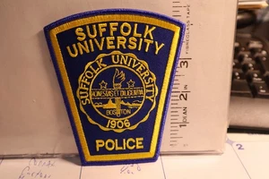 police patch SUFFOLK UNIVERSITY POLICE MASSACHUSETTS - Picture 1 of 1