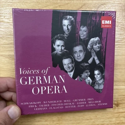 Voices of German Opera (CD, 2012, 5 Disc, EMI Classics) New Sealed Torn Plastic - Image 1 of 4
