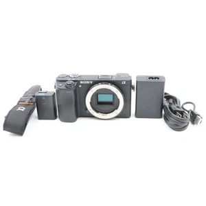 Sony Alpha a6300 ILCE-6300 schwarz Kamera Body Auslösungen: 6175 [Top neuwertig] - Bild 1 von 11