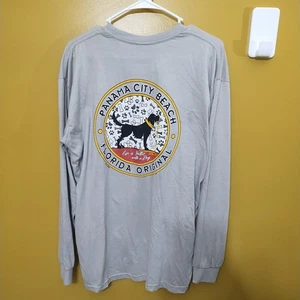 Miami Apparel Panama City Beach Life is Better with a Dog Langarm T-Shirt XL - Bild 1 von 5