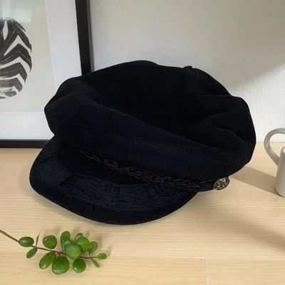 NUEVO CON ETIQUETAS Época Pescador Griego Newsboy Gorra Conductor Invierno Lana Sombrero Violinista Nuevo con Etiquetas Foto 1 de 4