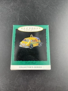 On The Road Yellow Car 2nd in Series 1994 Hallmark Miniature Keepsake Ornament - Picture 1 of 5