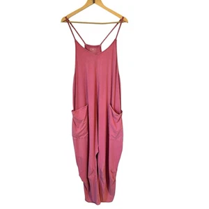 Mono sin mangas Free People Movement Hot Shot Pullover Burbuja Goma Rosa L - Imagen 1 de 12