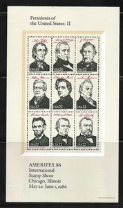 USA SC # 2216a-j-2219a-j Presidents Of The United States . MNH - Picture 1 of 4