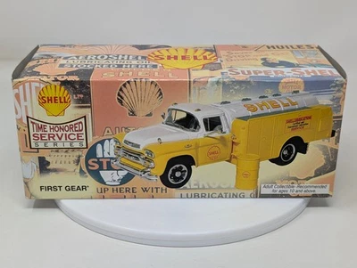 First Gear 1/34 1958 GMC 300 Shell Tanker 19-3027 New Old Stock - Image 1 of 4