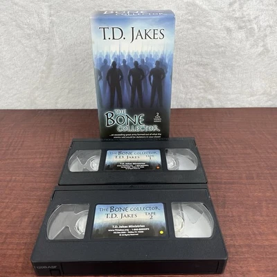 Bishop T.D. Jakes The Bone Collector VHS 2 Tape Series The Potters House - Image 1 of 4