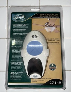 Hunter 27149 Ceiling Fan & Light Remote Control For All Brands New Wireless - Picture 1 of 8