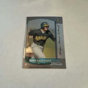 2000 Bowman Chrome Draft Picks & Prospects #46 Mike Lockwood RC Rookie Athletics - Picture 1 of 2