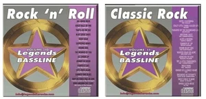 LEGENDS KARAOKE 2 CDG DISCS ROCK CLASSICS BASSLINE CDS MUSIC oldies cd+g lot - Picture 1 of 3