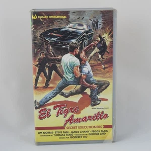 VHS El Tigre Amarillo (1982) Jim Norris PAL Castellano España Artes Marciales - Picture 1 of 3