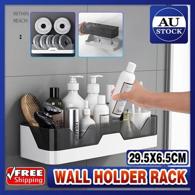 Shelf Bathroom Shower Caddy Organiser Storage Corner Rack Shampoo Soap Holder - image 1 of 4