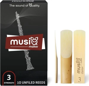 Musiq Maker's High-Quality 3.0 Clarion Clarinet Reeds - Ideal for B Flat Players - Picture 1 of 7
