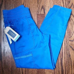 NEU Scrubs Cherokee Workwear Revolution Hose Gummibund blau XS Petite WW011P - Bild 1 von 20